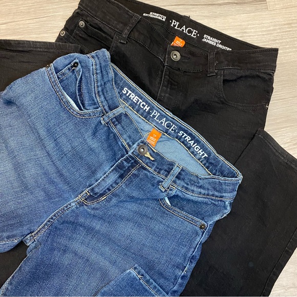 The Children’s Place x2 Boys Straight Jeans - Size 12 - Picture 2 of 3